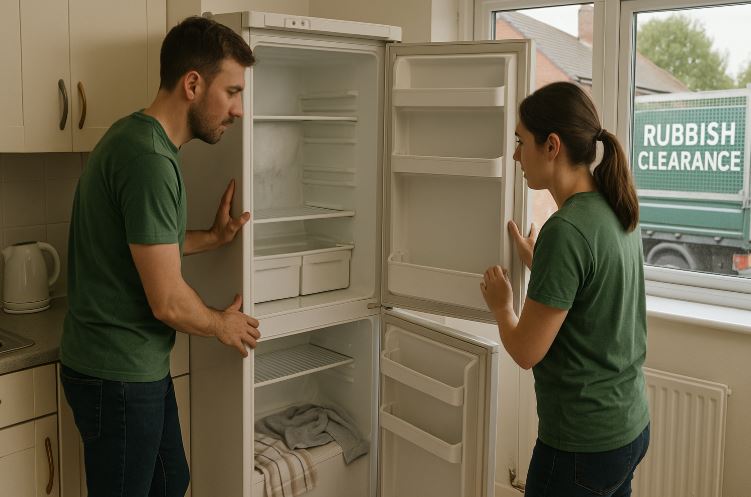 How to Defrost a Fridge Freezer While Rubbish Clearance?