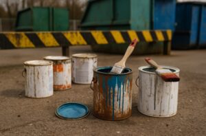 how to dispose of paint cans