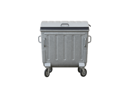 Metal Wheelie Bin (1,100L)