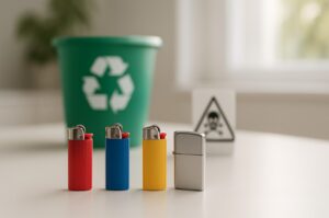 how do you dispose of lighters