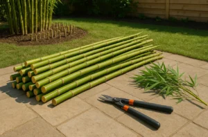 Cutting and Drying Stalks